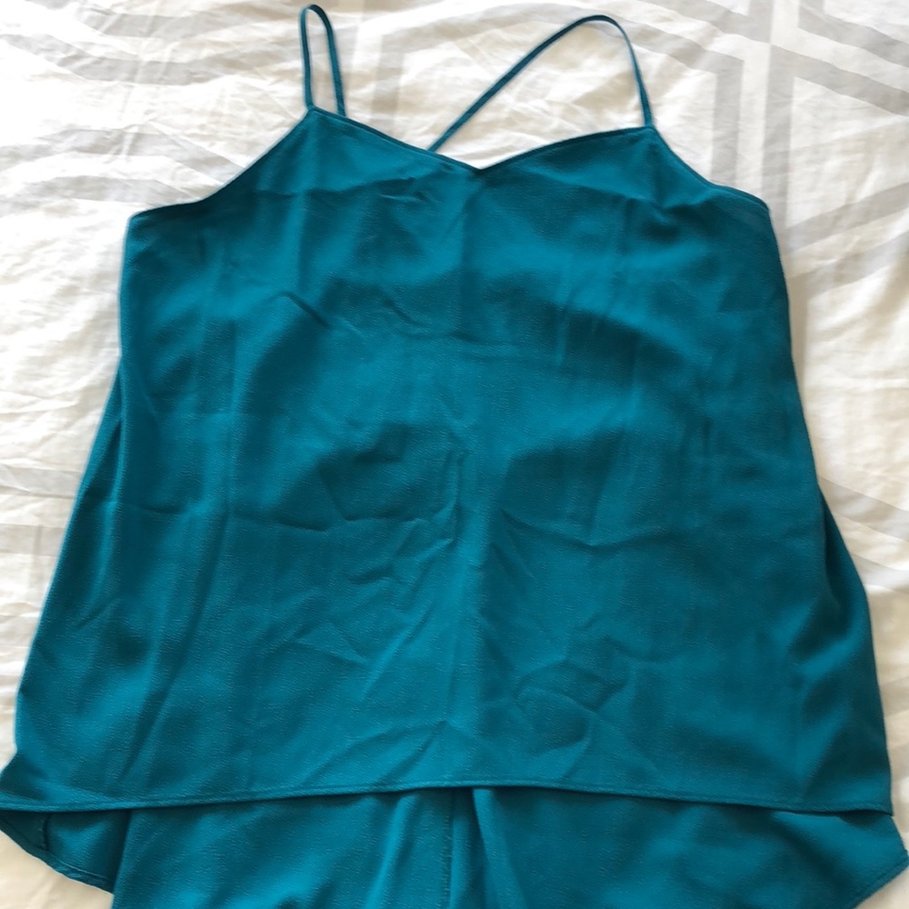 Teal/emerald green tank